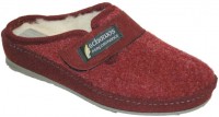 6246 Schawos Damen-Klettpantoffel bordo